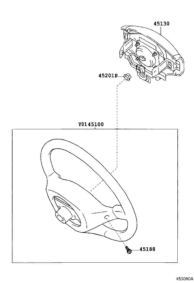 45130-52151-B0 BUTTON ASSY, HORN product image