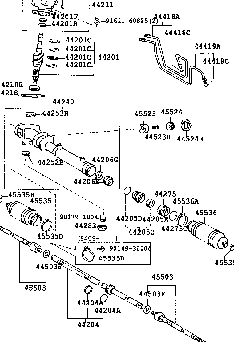 44210-16110 VALVE ASSY, POWER STEERING CONTROL product image
