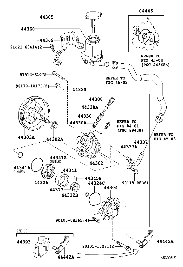 44310-01030 PUMP ASSY, VANE product image