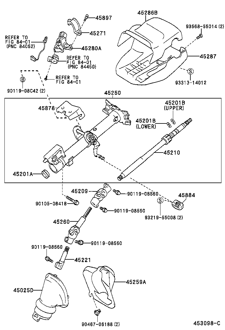 45209-02090 YOKE SUB-ASSY, STEERING SLIDING product image