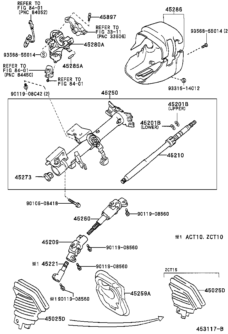 45209-63010 YOKE SUB-ASSY, STEERING SLIDING product image