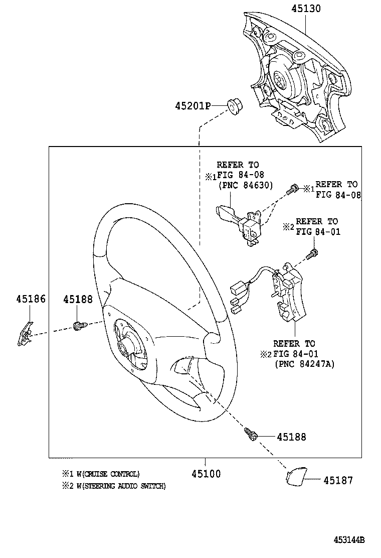 45100-0C161-B0 WHEEL ASSY, STEERING product image
