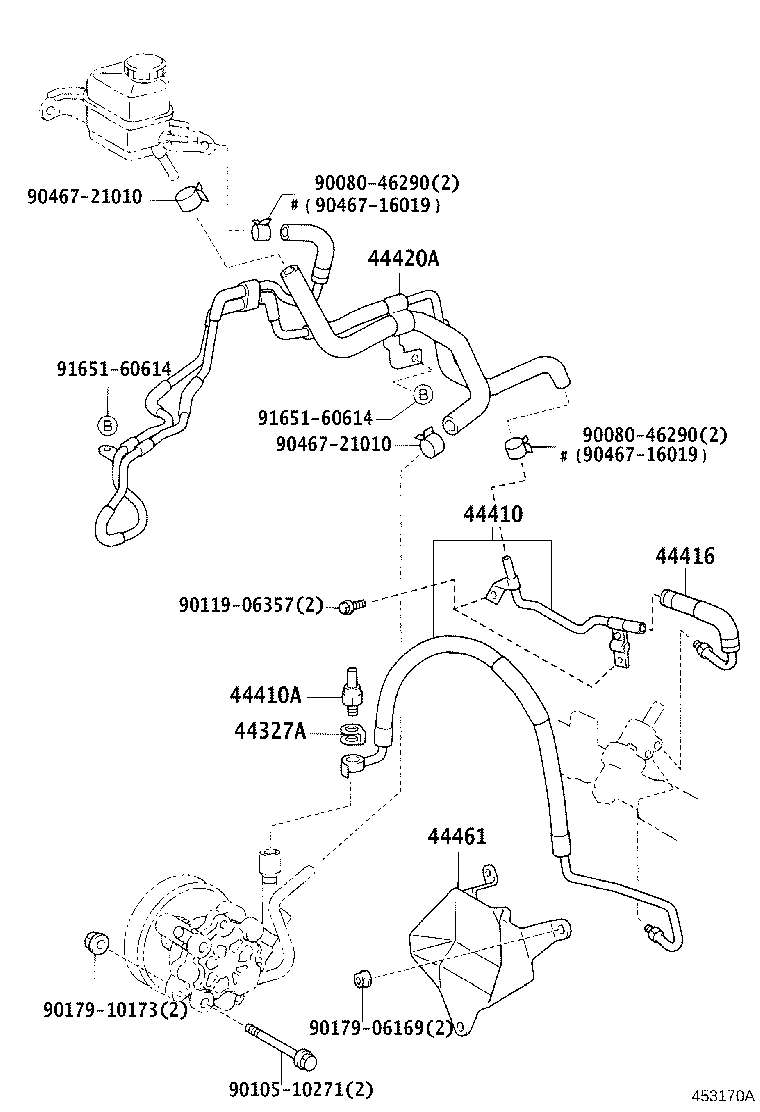 44402-12201 COOLER SUB-ASSY, POWER STEERING OIL, NO.1 product image