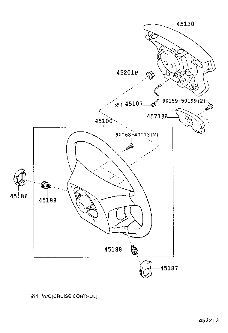 45713-0G010 DAMPER, STEERING SHAKE product image