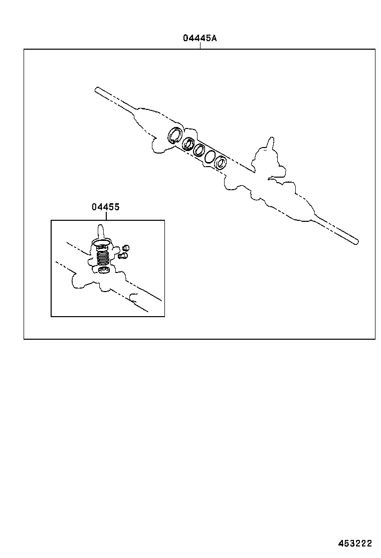 44200-20851 GEAR ASSY, POWER STEERING(FOR RACK & PINION) product image