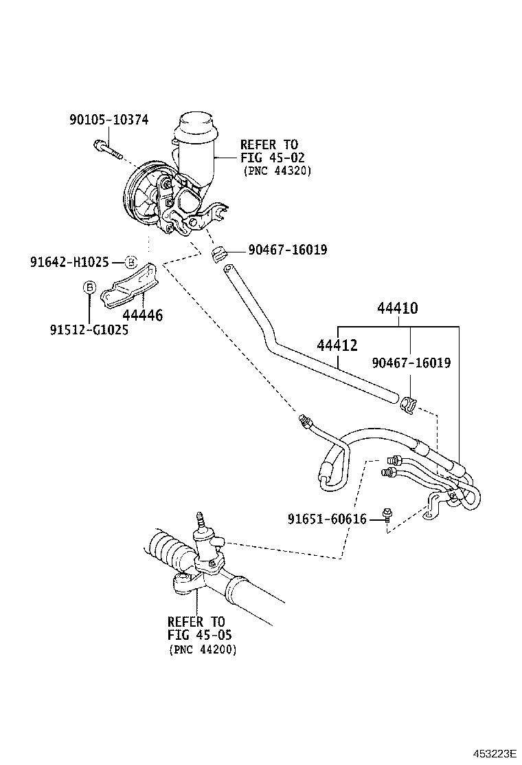 44412-52040 HOSE, RETURN product image