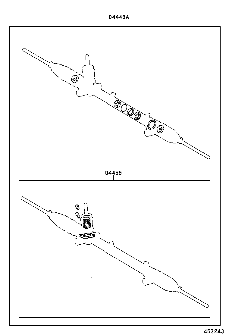 44250-02080 GEAR ASSY, POWER STEERING(FOR RACK & PINION) product image
