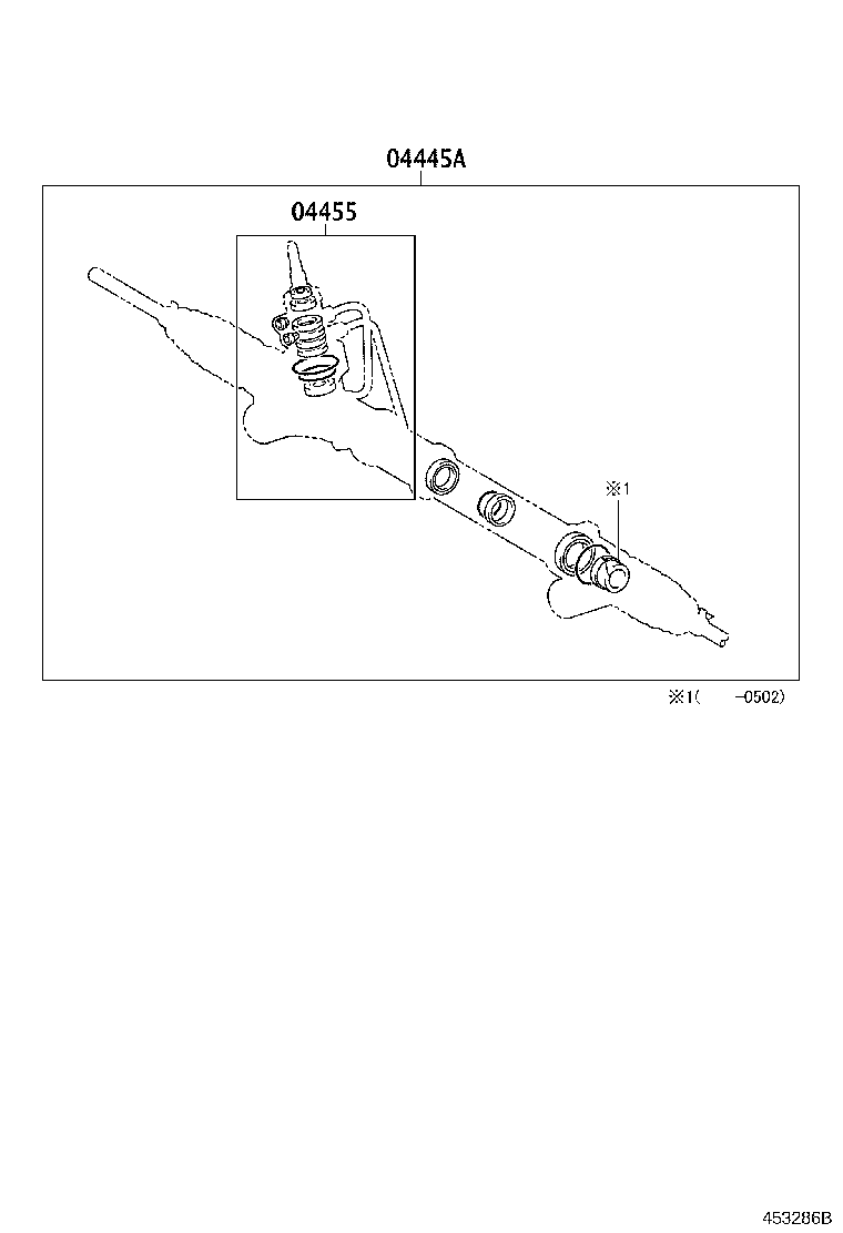 44200-58052 LINK ASSY, POWER STEERING product image