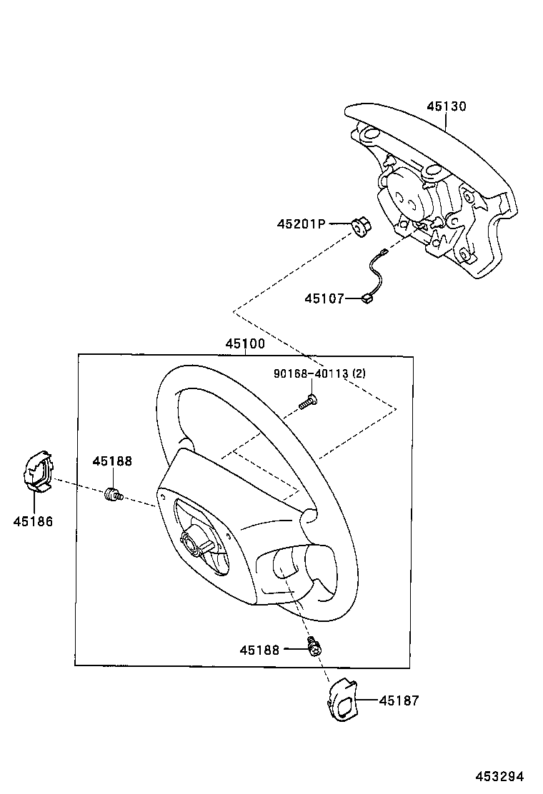45713-60030 DAMPER, STEERING SHAKE product image