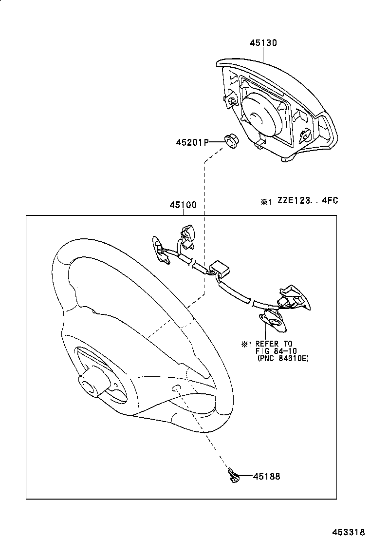 45100-1A050 WHEEL ASSY, STEERING product image