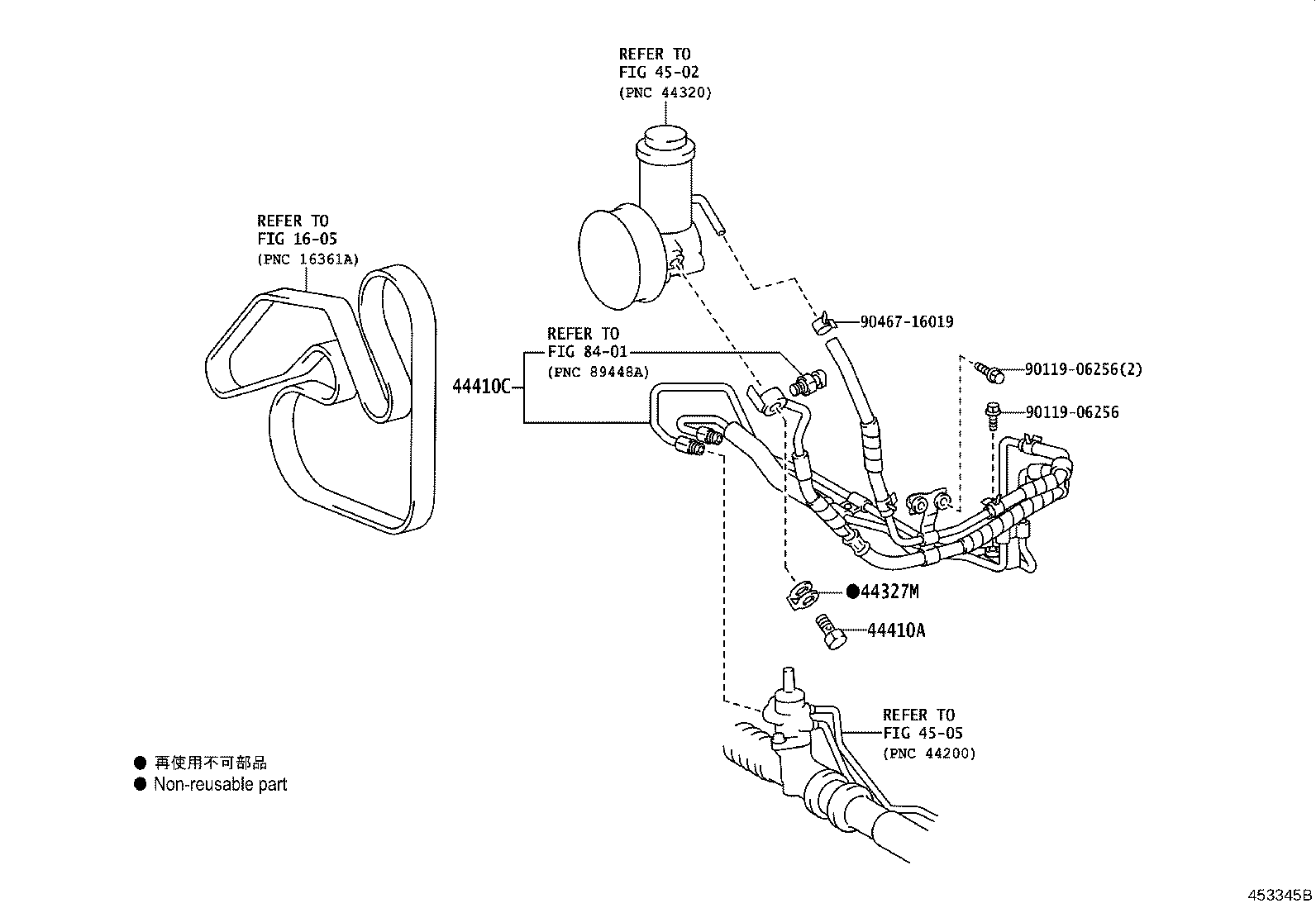 44440-43010 BRACKET, PUMP product image