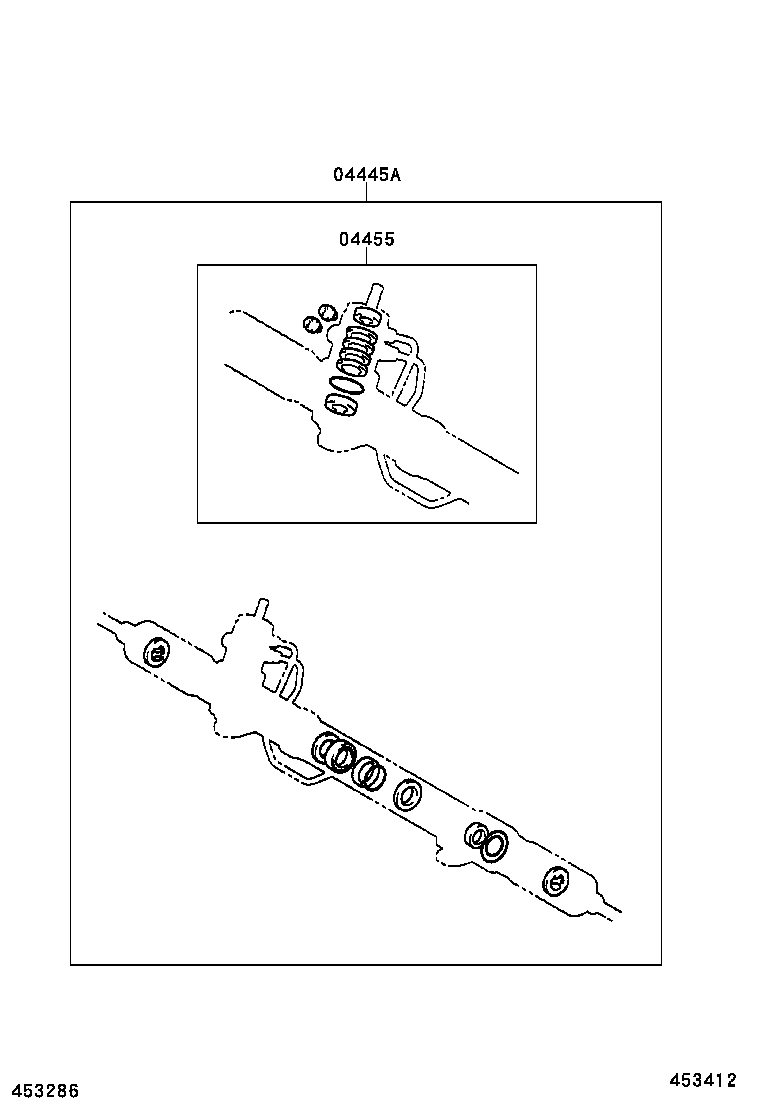 40120-60040 GEAR ASSY,POWER STEERING,REBUILT product image