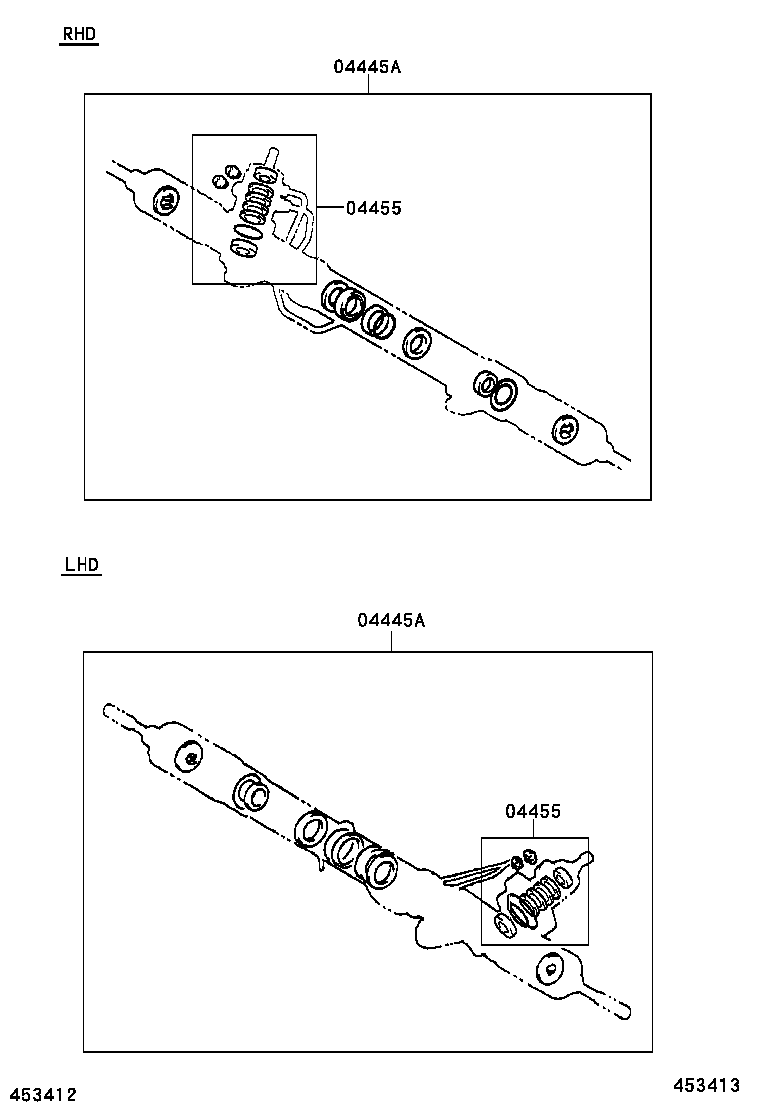 44250-60090 GEAR ASSY, POWER STEERING(FOR RACK & PINION) product image
