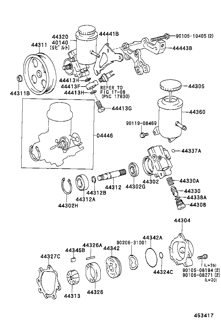 44320-22500 PUMP ASSY, VANE product image