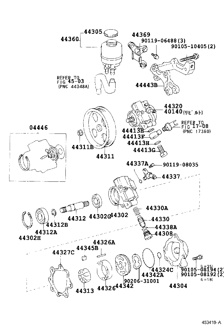 44320-22500 PUMP ASSY, VANE product image