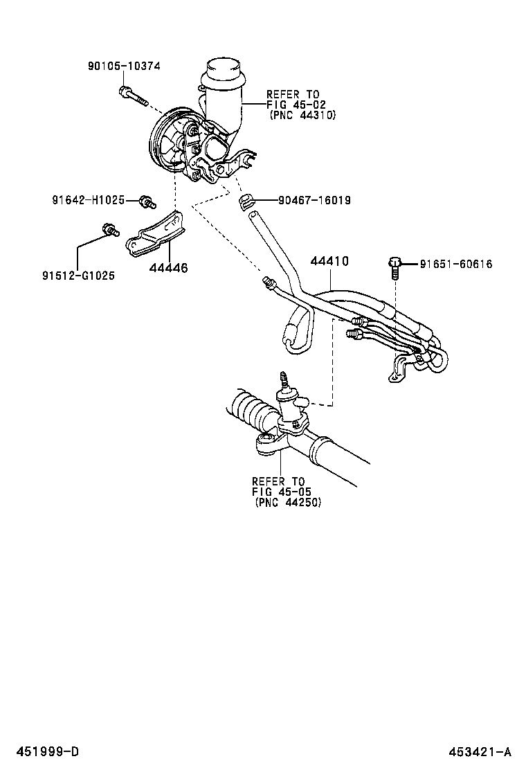 44446-0D010 STRUT, ADJUSTING product image