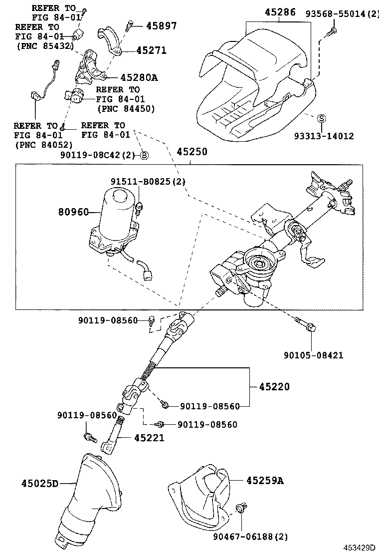 45220-68030 SHAFT ASSY, STEERING INTERMEDIATE product image