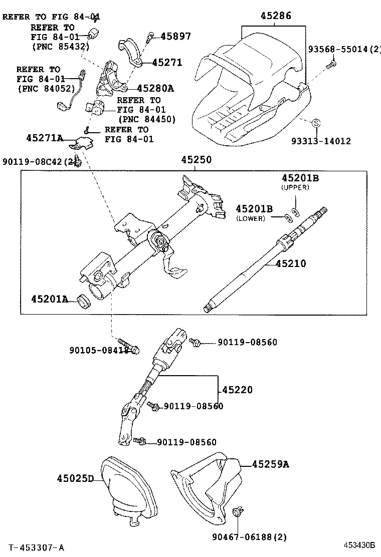 45220-68030 SHAFT ASSY, STEERING INTERMEDIATE product image
