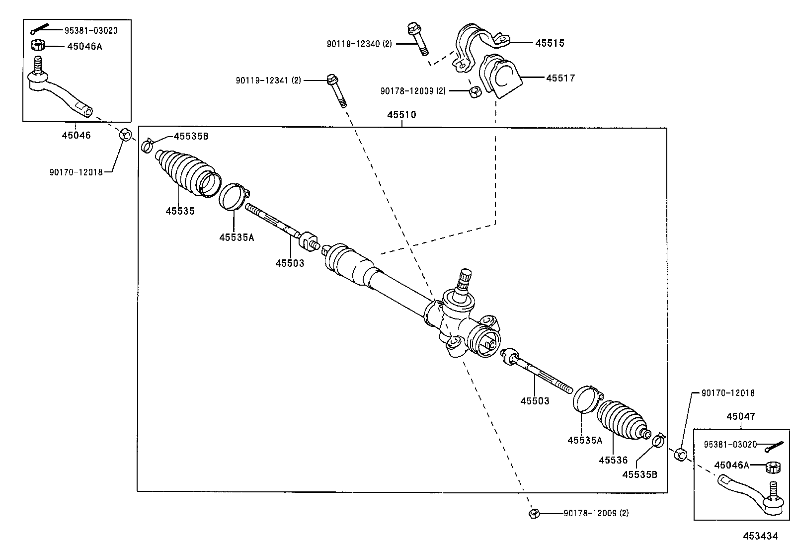 44210-52070 VALVE ASSY, POWER STEERING CONTROL product image