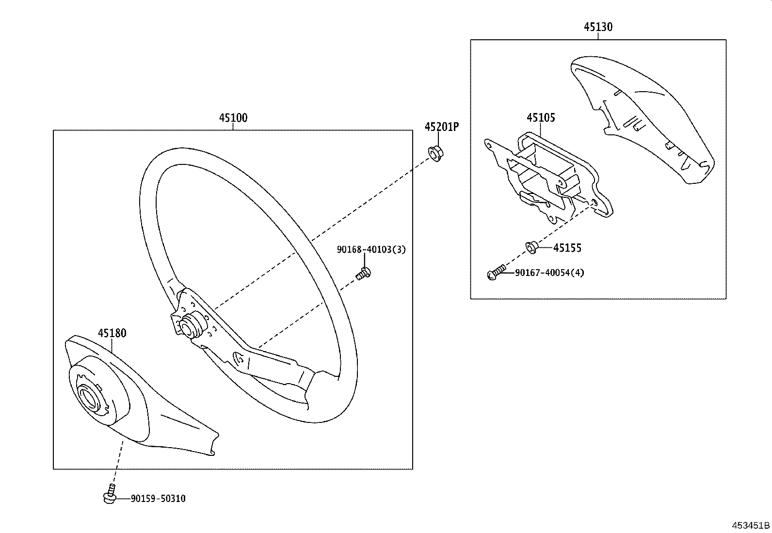45105-43010 PLATE SUB-ASSY, HORN BUTTON CONTACT, NO.1 product image
