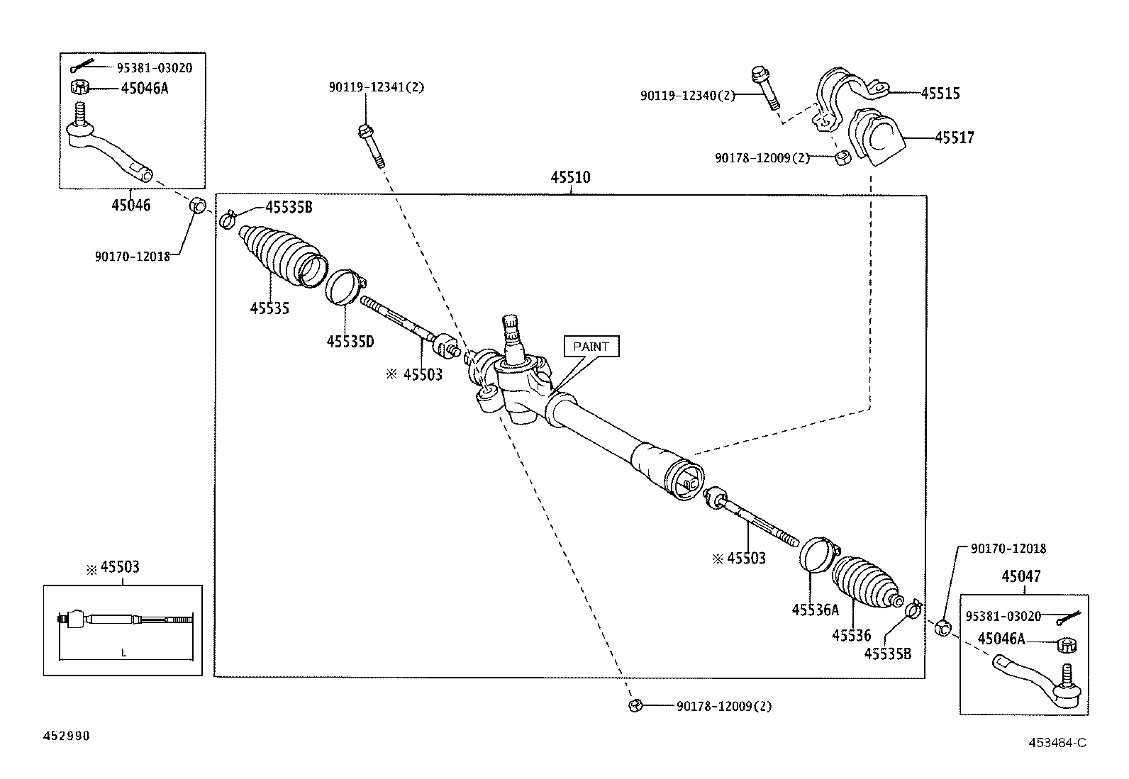 44243-52020 INSULATOR, POWER STEERING RACK HOUSING HEAT product image