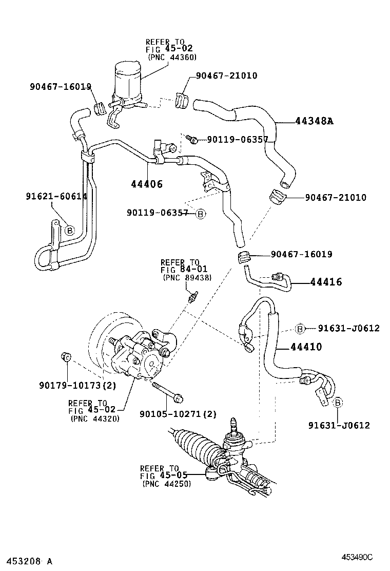 44410-13010 TUBE ASSY, PRESSURE FEED product image