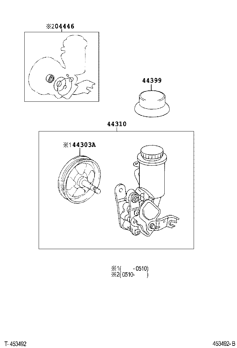 04446-02090 GASKET KIT, POWER STEERING PUMP product image