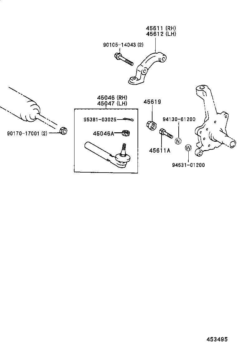 44201-26010 VALVE SUB-ASSY, POWER STEERING CONTROL product image