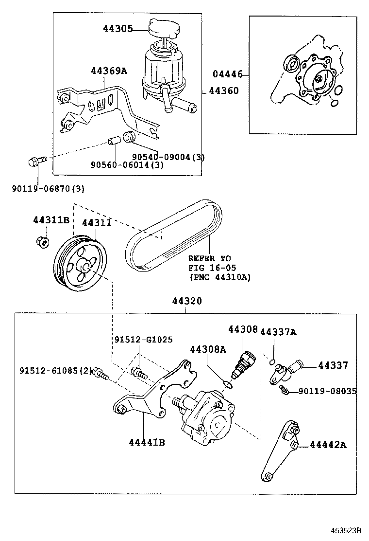 Toyota 44360-48040 RESERVOIR ASSY, VANE PUMP OIL