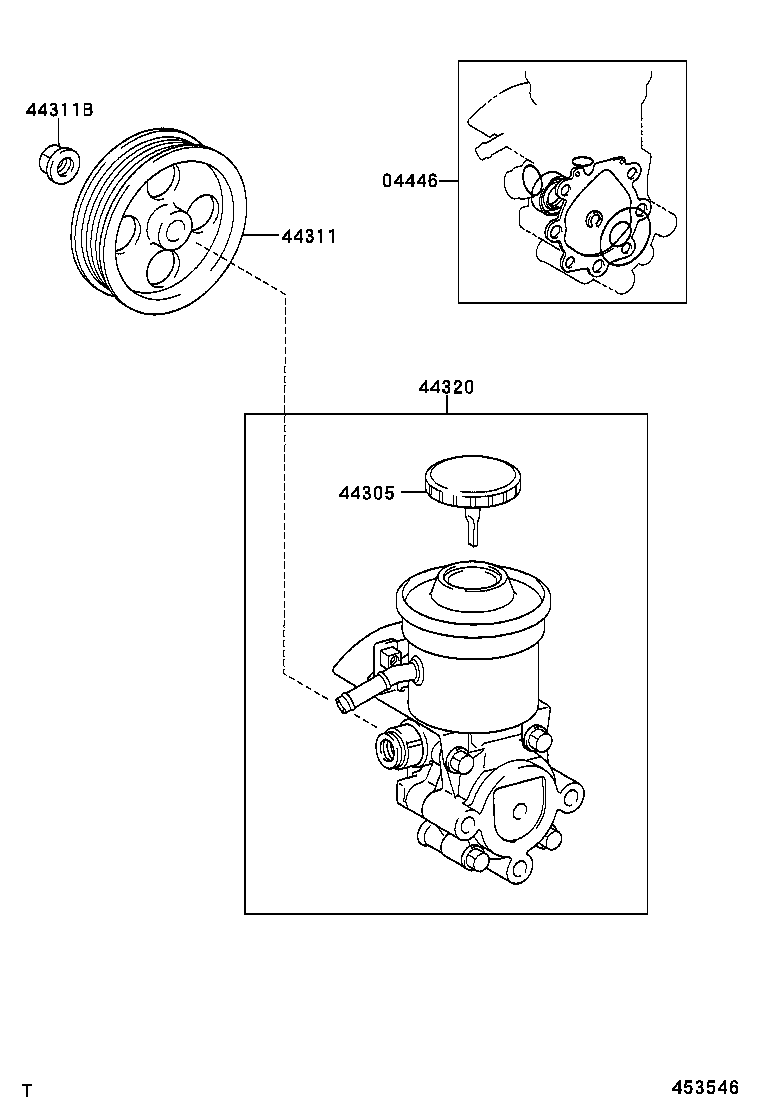 44310-28240 PUMP ASSY, VANE product image