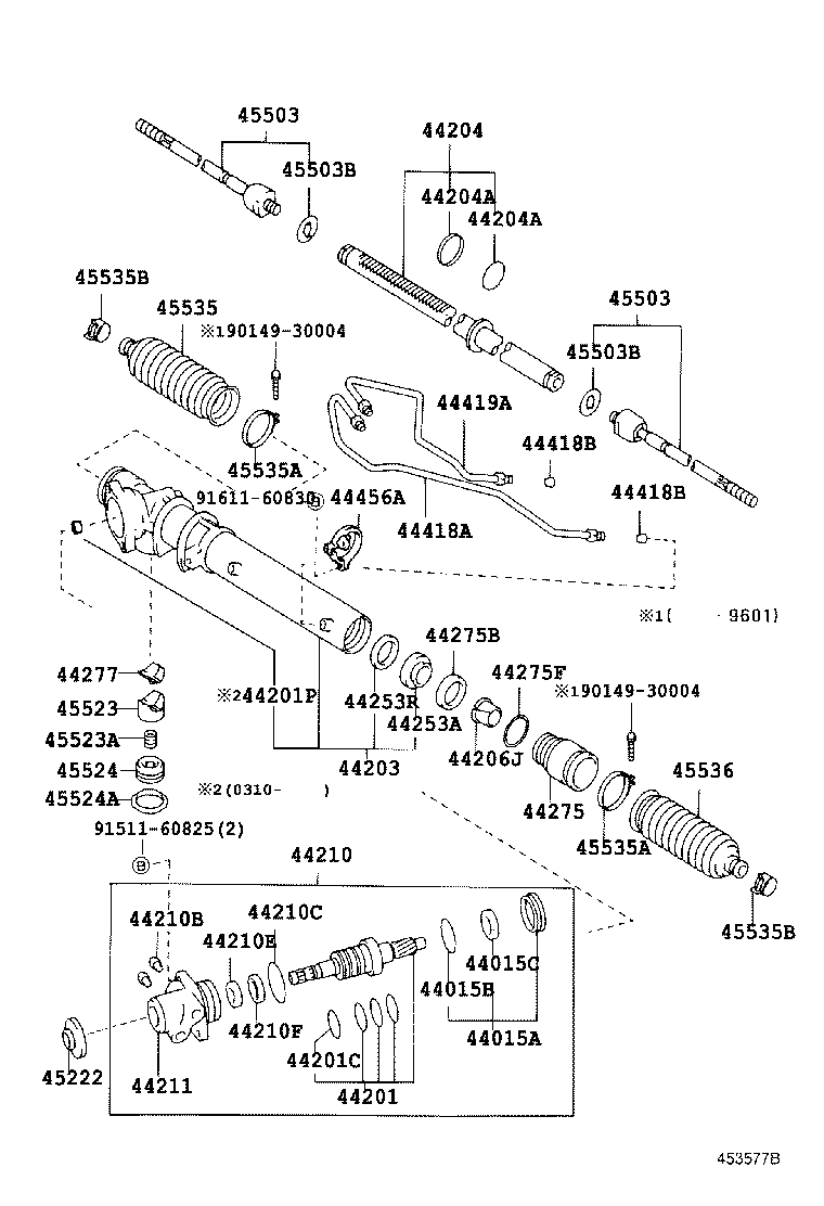 44210-26051 VALVE ASSY, POWER STEERING CONTROL product image