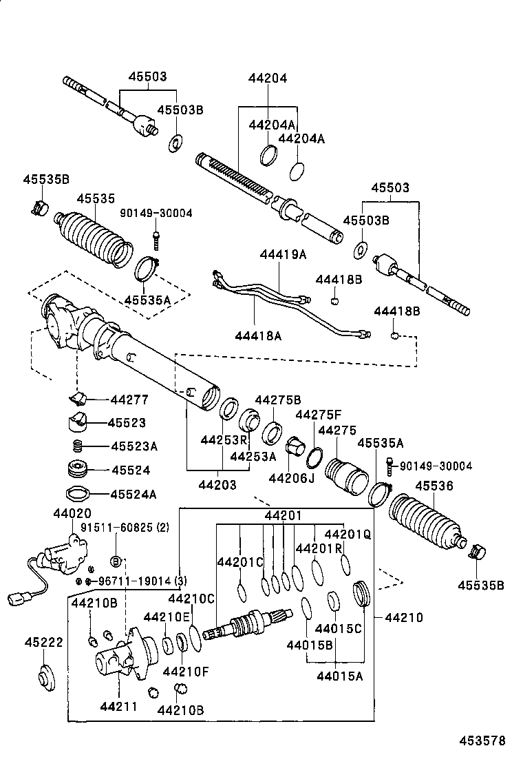 44210-26051 VALVE ASSY, POWER STEERING CONTROL product image