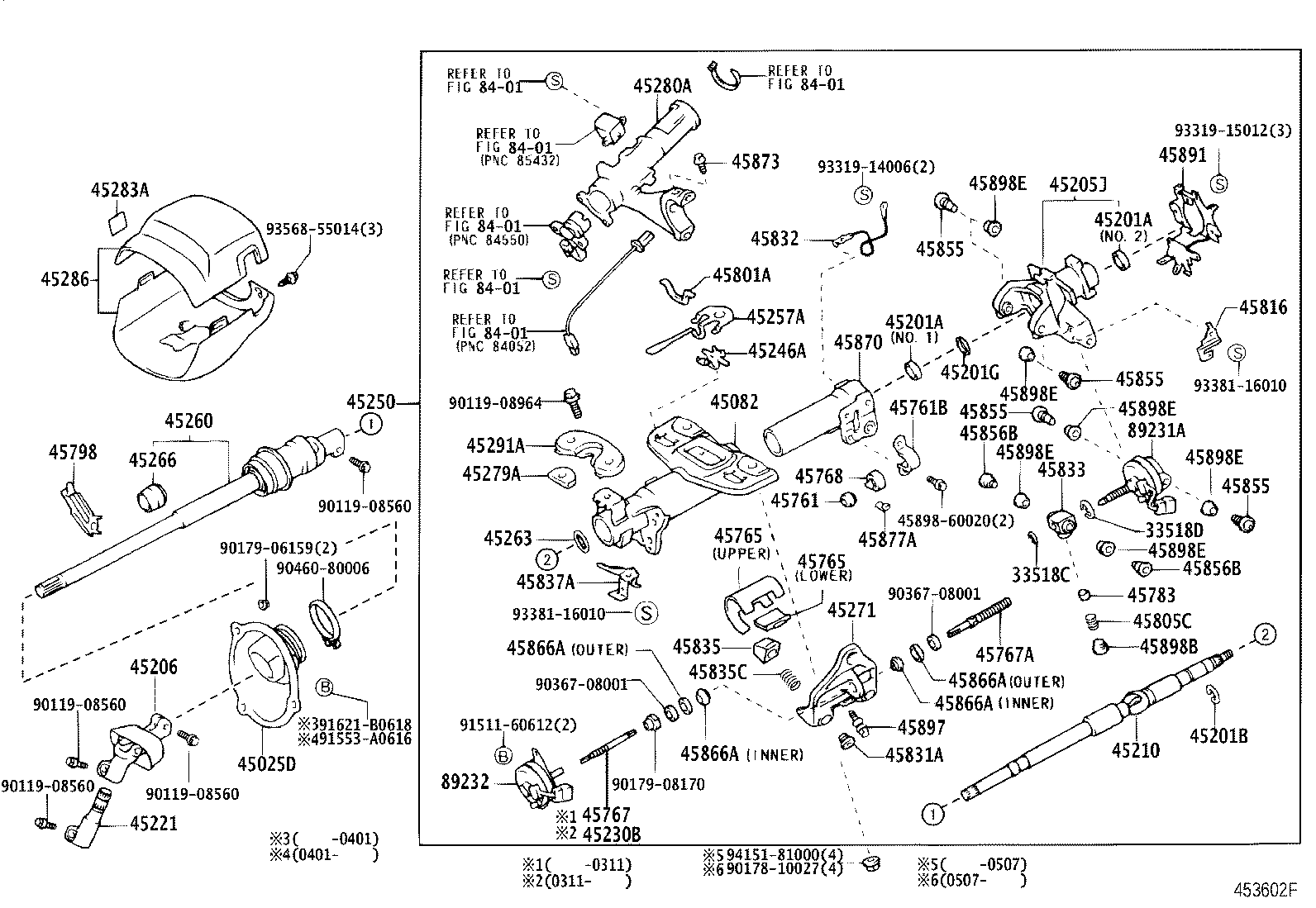 45286-50940-C0 COVER, STEERING COLUMN product image