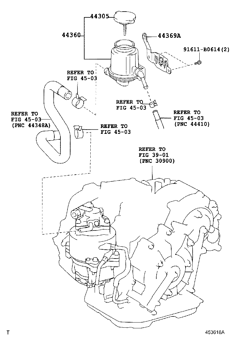 44360-58010 RESERVOIR ASSY, VANE PUMP OIL product image
