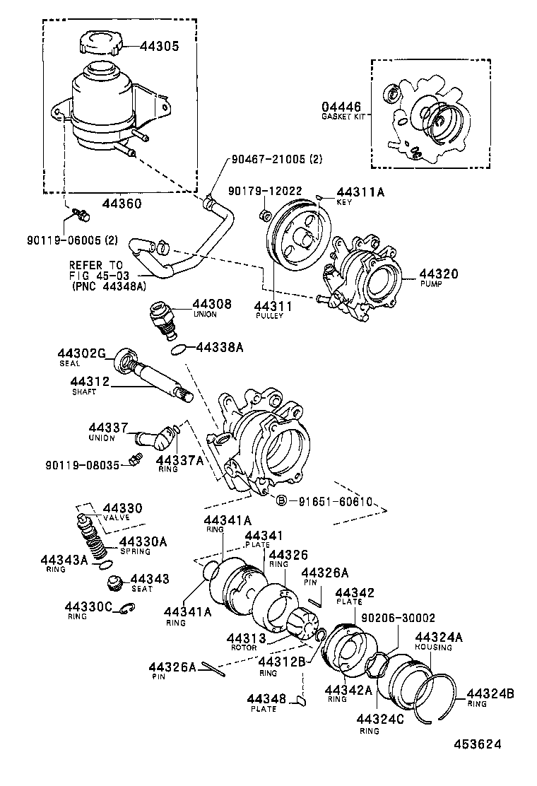 44320-32170 PUMP ASSY, VANE product image