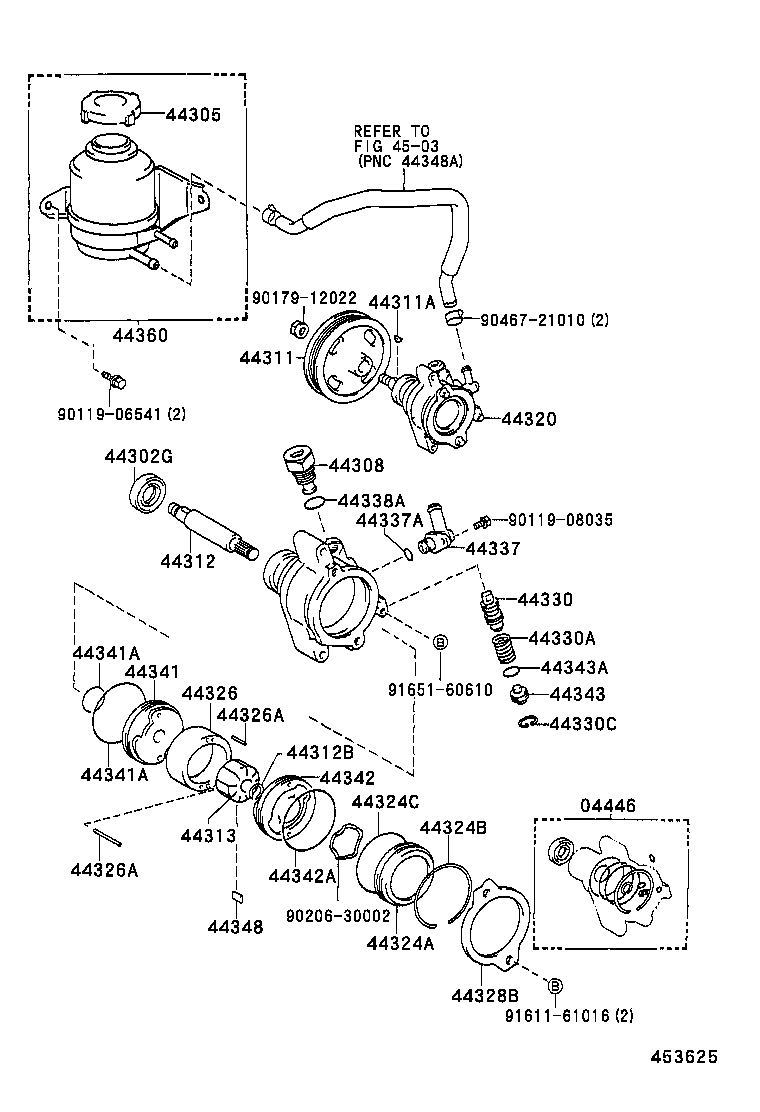 44320-32160 PUMP ASSY, VANE product image