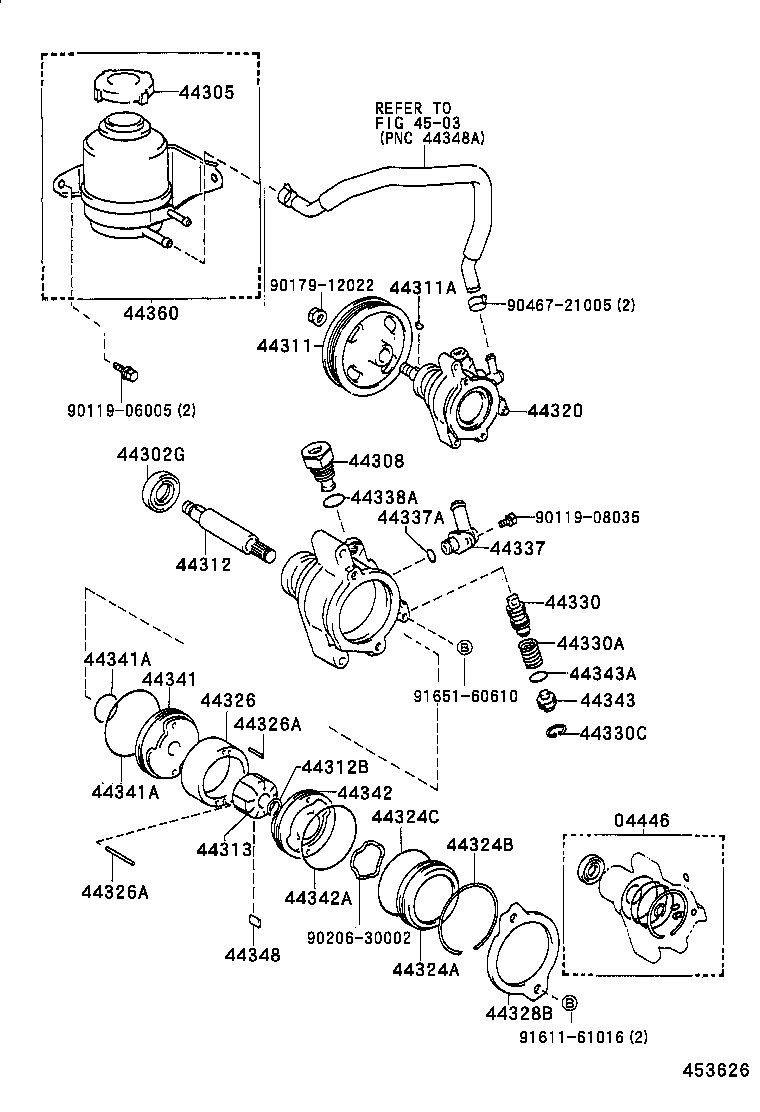44320-32170 PUMP ASSY, VANE product image