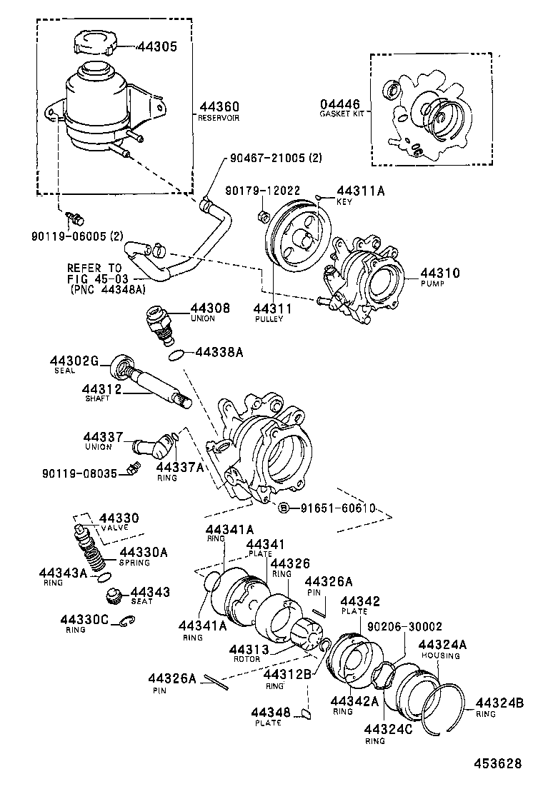 44320-32051 PUMP ASSY, VANE product image