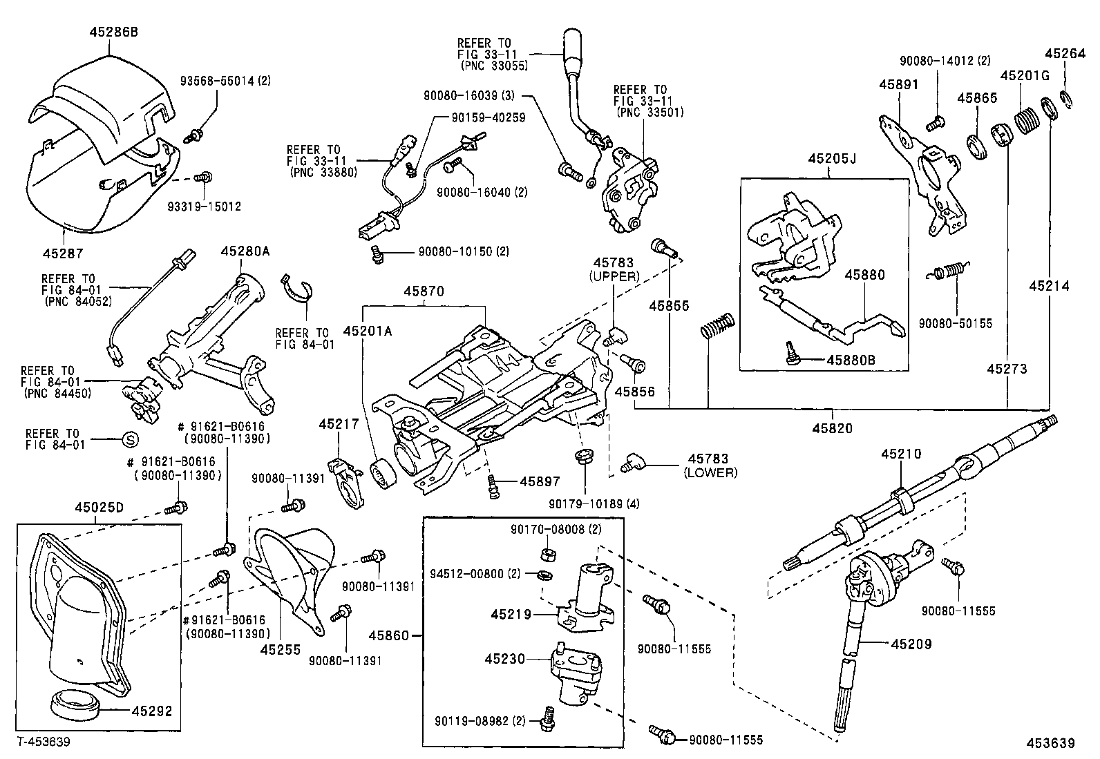 45274-0C010 BEARING(FOR STEERING MAIN SHAFT) product image