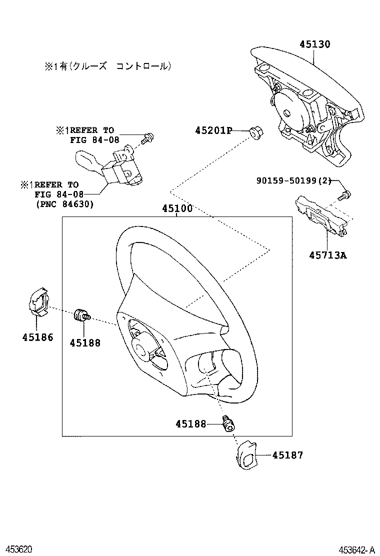 45100-28290-B0 WHEEL ASSY, STEERING product image