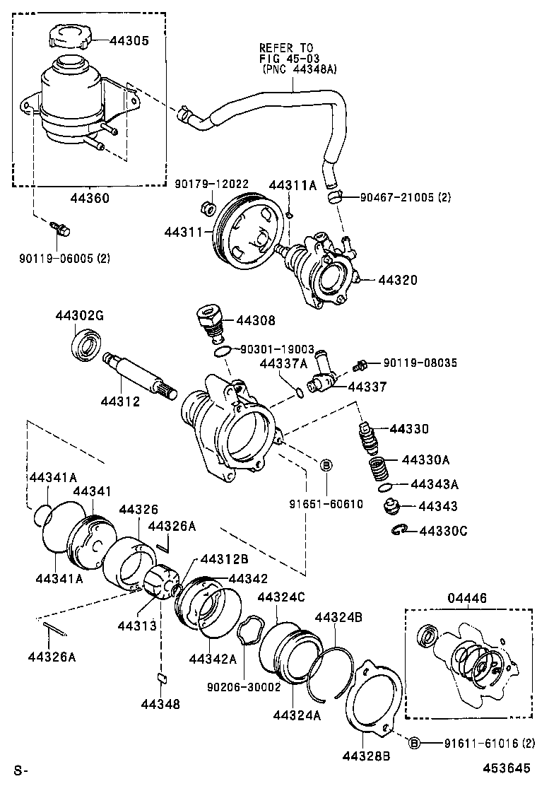 44320-32130 PUMP ASSY, VANE product image