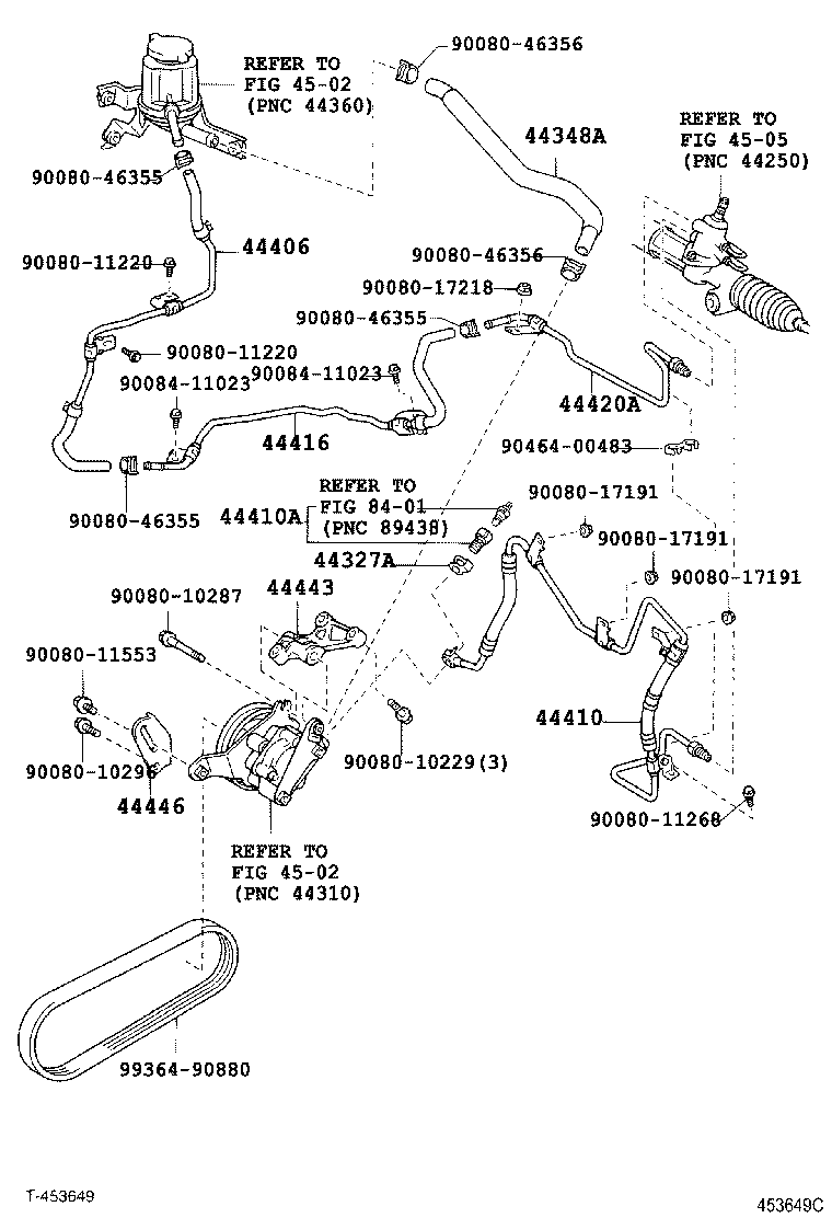 Toyota 44416-0E020 TUBE, RETURN(FOR STEERING GEAR OUTLET)