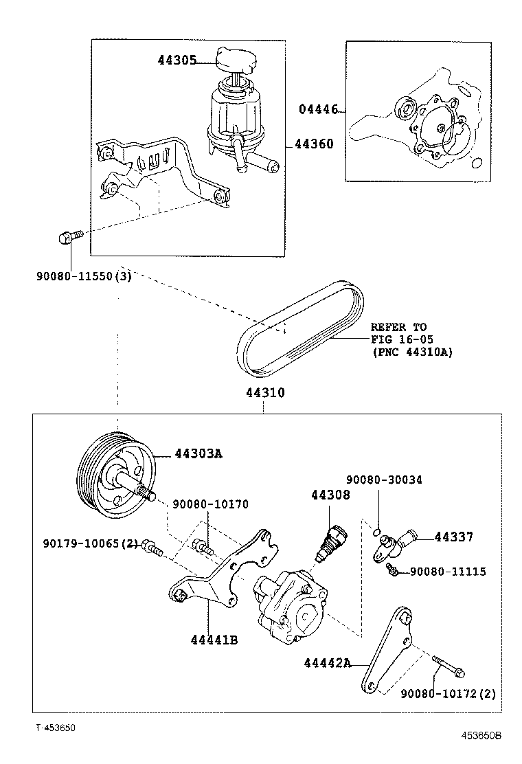 Toyota 44360-0E010 RESERVOIR ASSY, VANE PUMP OIL