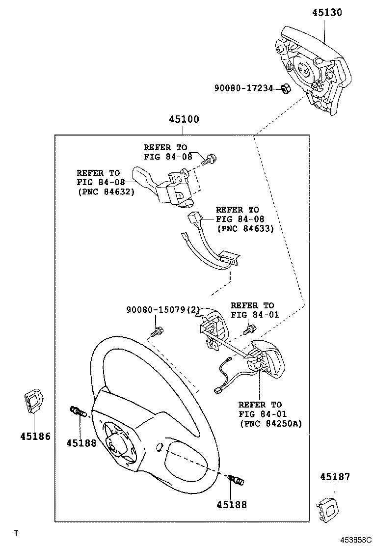 45100-0E040-C0 WHEEL ASSY, STEERING product image