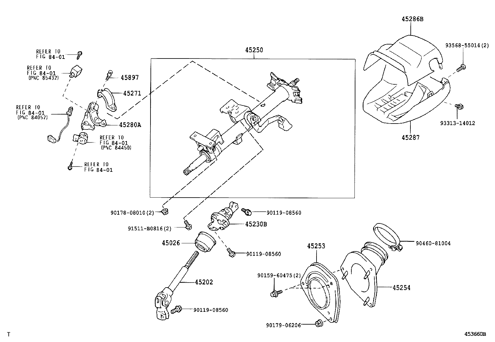 45202-48030 SHAFT SUB-ASSY, STEERING INTERMEDIATE product image