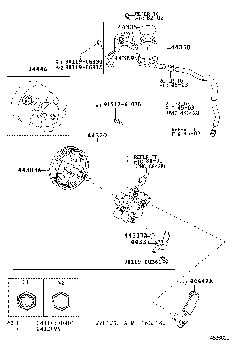 44369-02050 BRACKET, OIL RESERVOIR, NO.1 product image