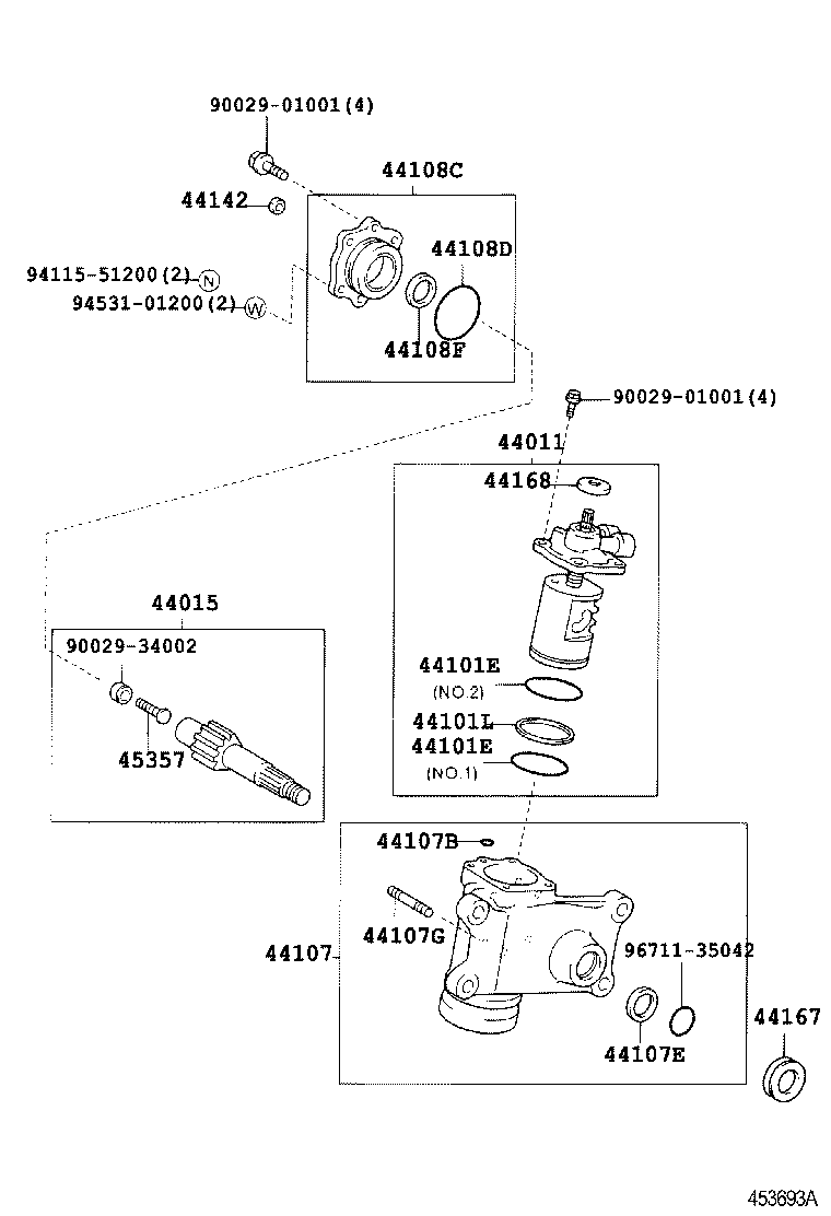 45612-39335 ARM, STEERING KNUCKLE, LH product image