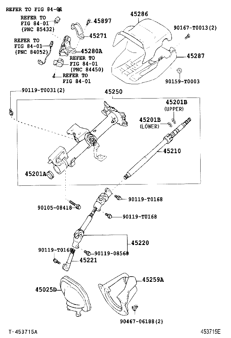 45220-68040 SHAFT ASSY, STEERING INTERMEDIATE product image