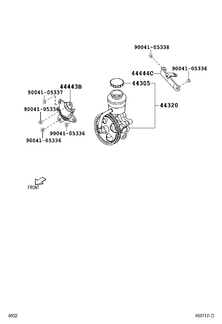44310-BZ080 PUMP ASSY, VANE product image