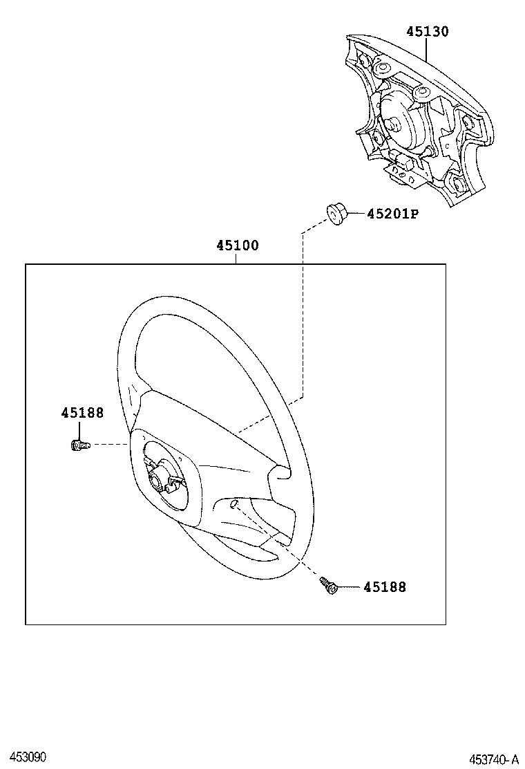 45107-02060 WIRE SUB-ASSY, HORN BUTTON product image
